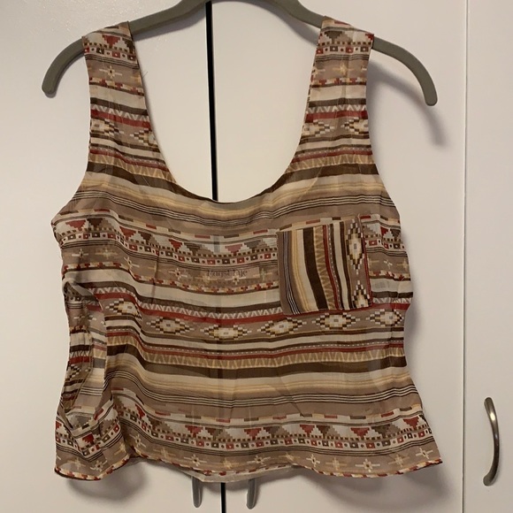 Mags & Pye Tops - Boho Cut Out Crop Top LF